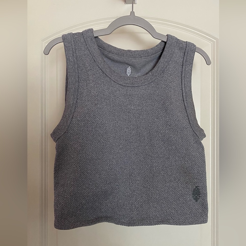 Gray FP Movement Free Throw Muscle Tank XS/S